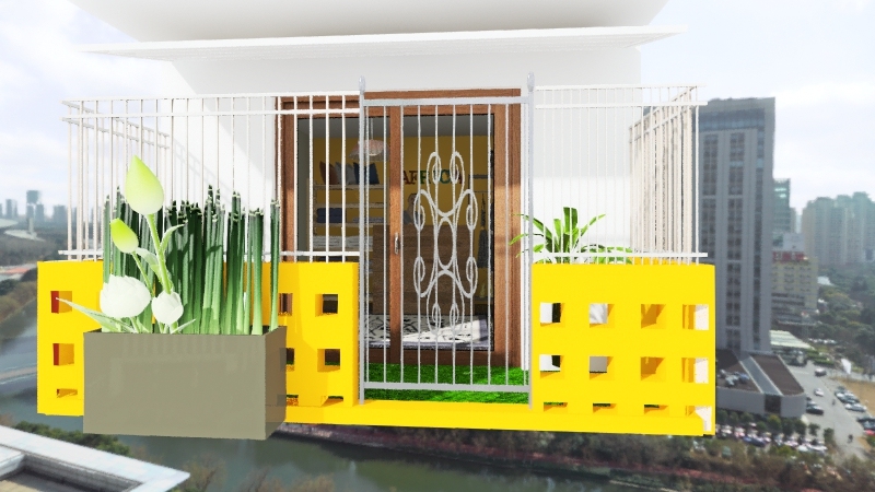 Africa Boutique 3d design renderings