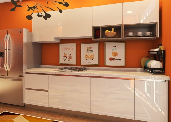 Warm colors house Design Rendering