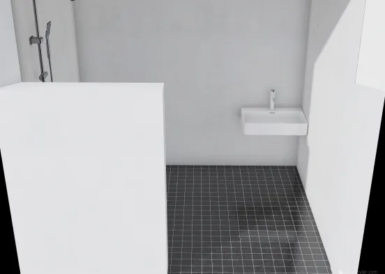 kamar mandi Design Rendering