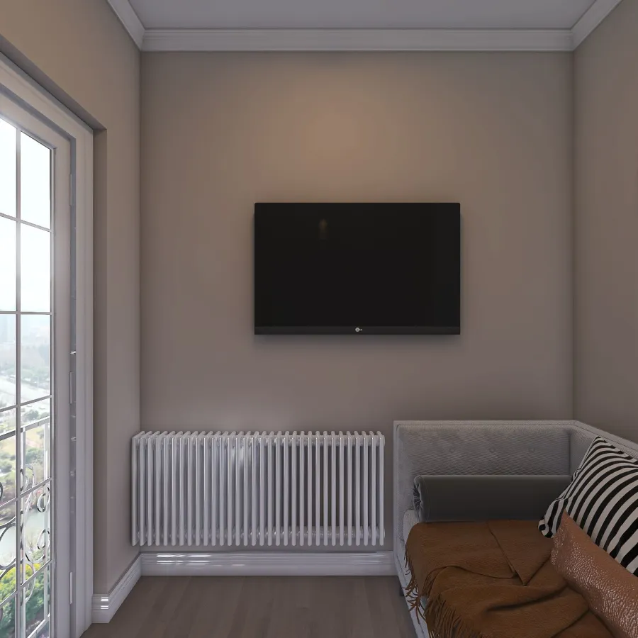Guest Living Space 3d design renderings