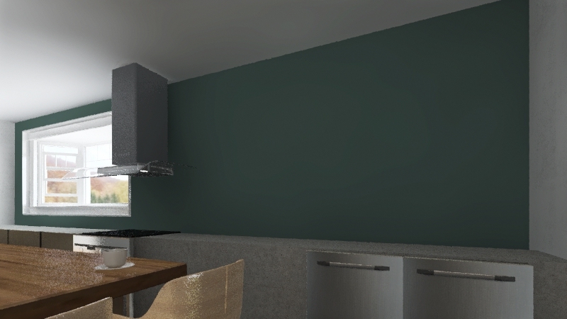 Kitchen and Breakfast Nook 3d design renderings
