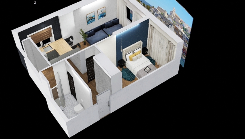 Mieszkanie 3d design picture 44