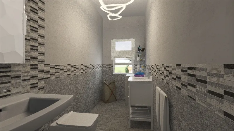 Melito wc lavanderia 3d design renderings