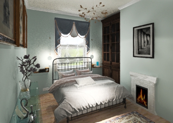 Hill Bedroom - Master Design Rendering