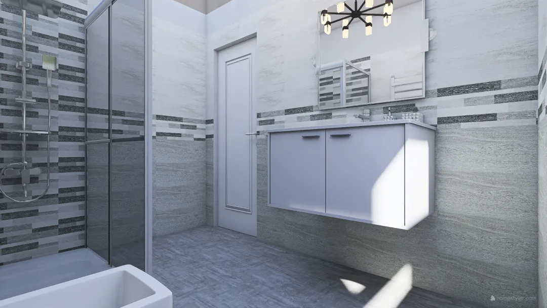 Melito wc doccia 3d design renderings