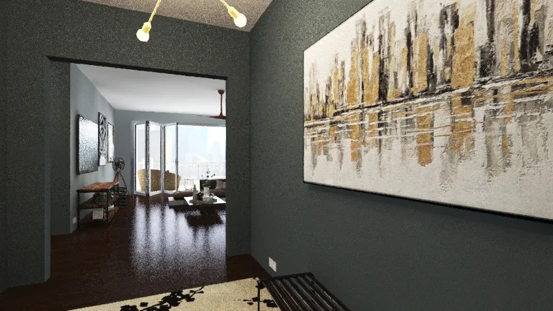 NYC Penthouse 3d design renderings
