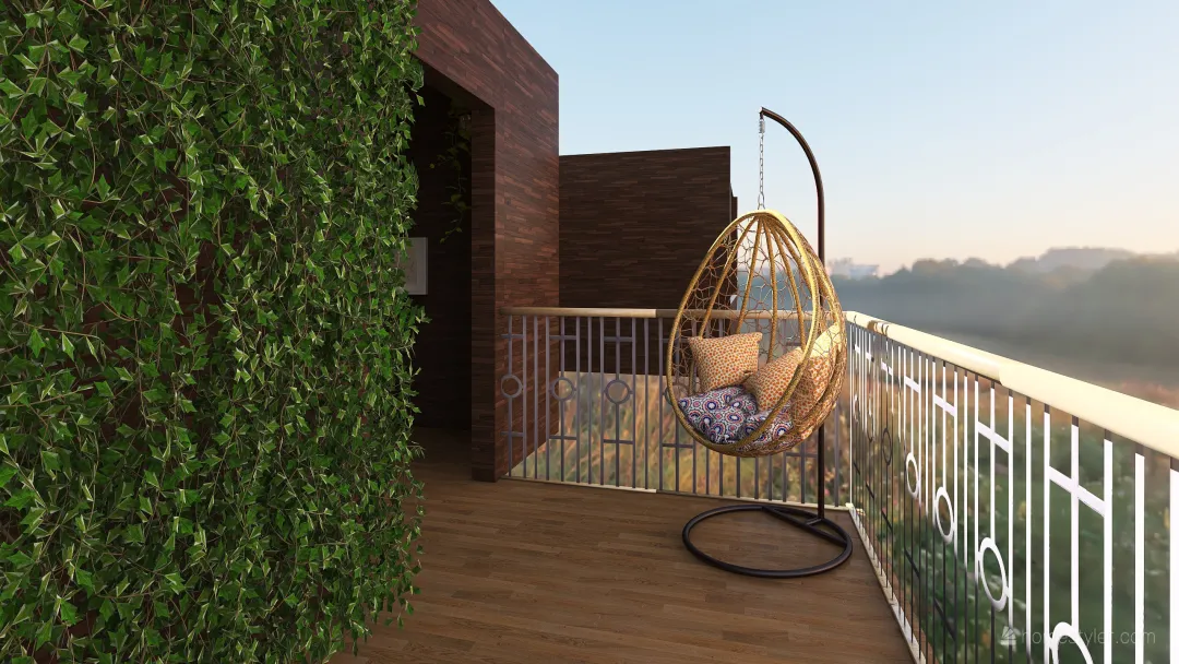 Modern treehouse 3d design renderings