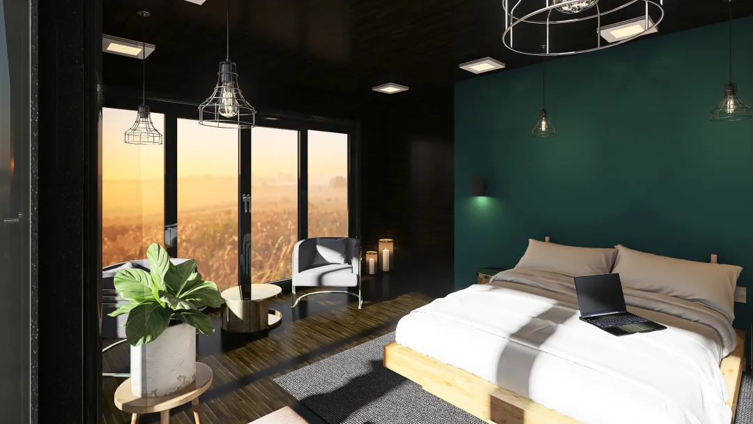 Habitacion Loft 3d design renderings