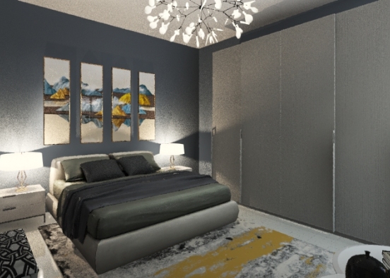 bed room Design Rendering