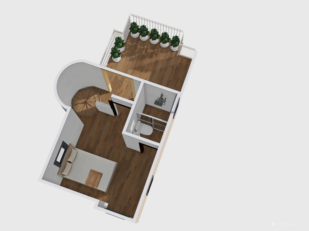 Cabaña 3d design renderings
