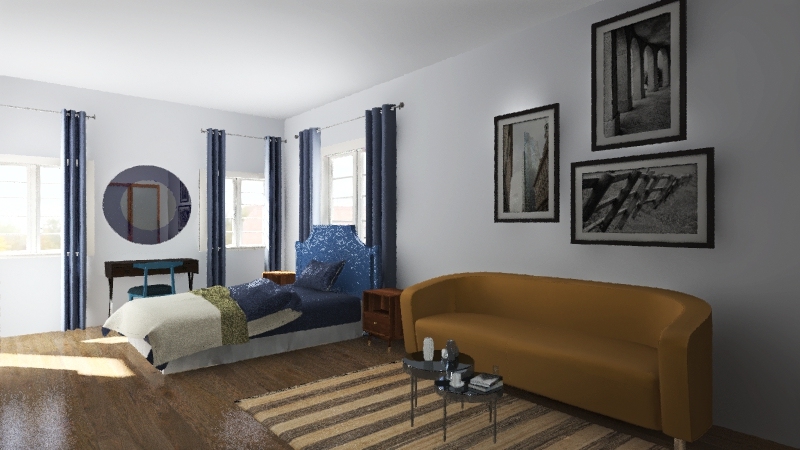 ARjun Pawars Bedroom 3d design renderings