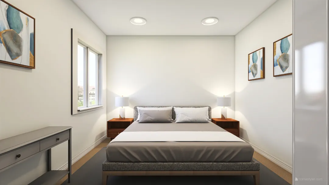 Tija S Guest Room 3d design renderings