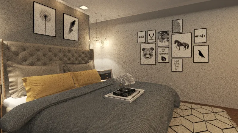 Bedroom Carol 3d design renderings