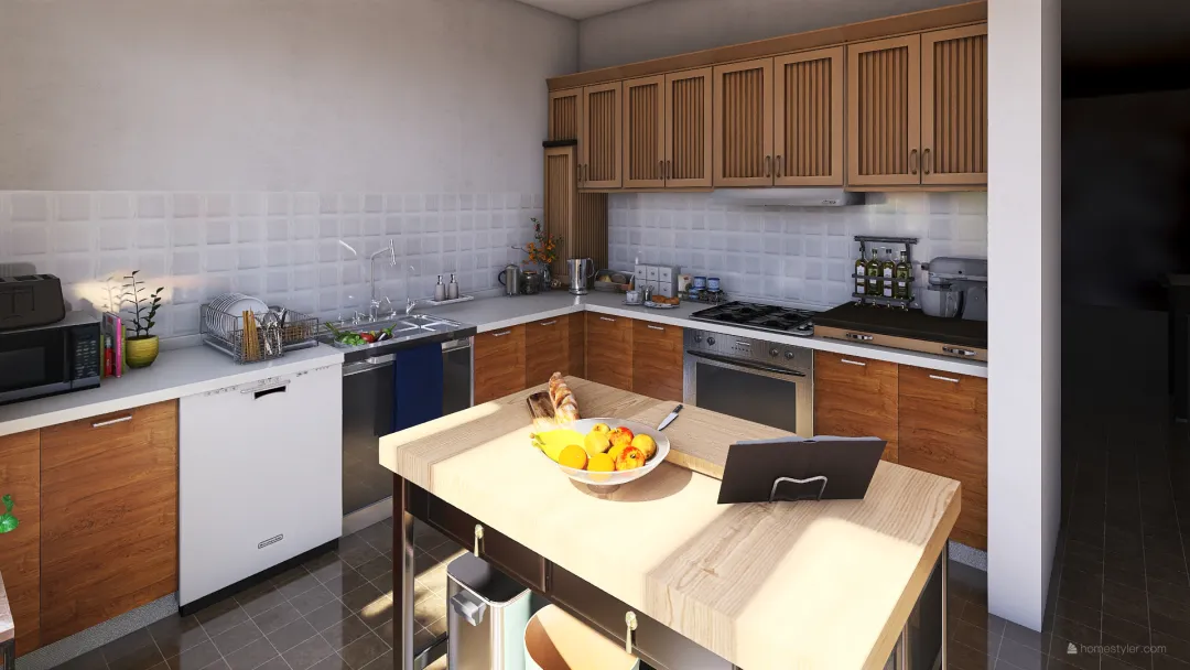 Auburn kitchen 2.0 3d design renderings