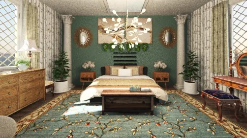 Forest Inspired Bedroom