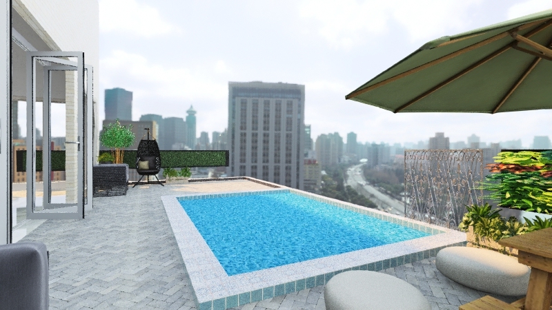 Apartementoffice 3d design renderings