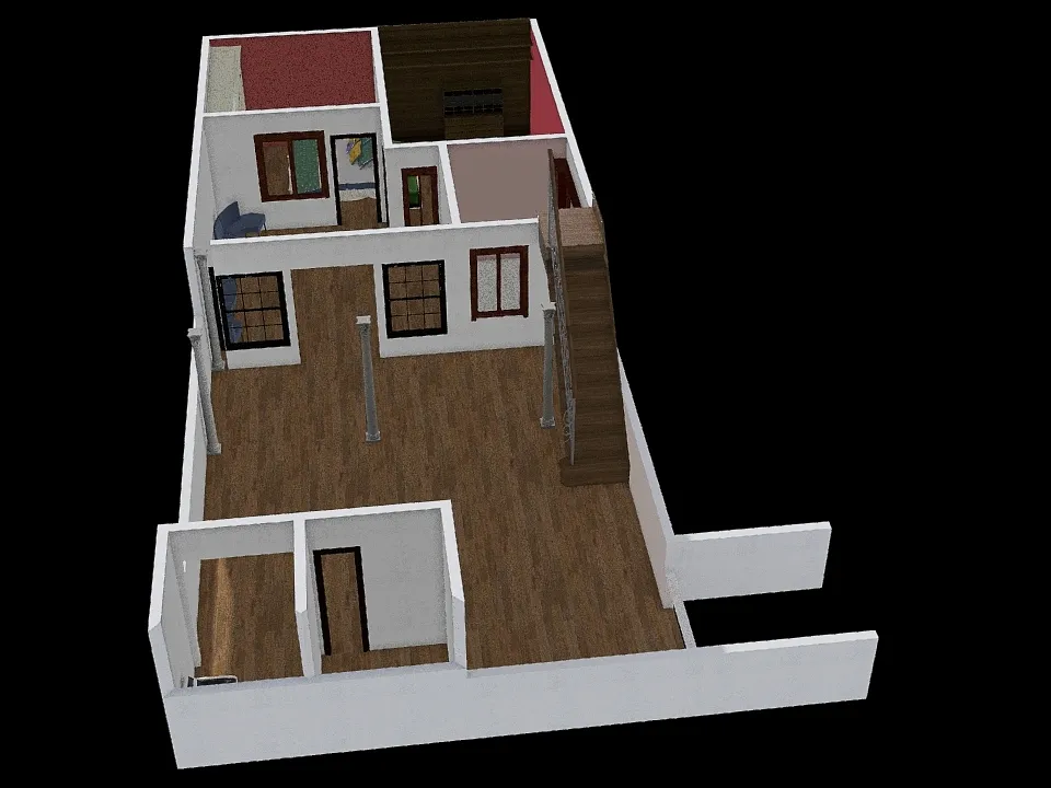 ALI HOME 5/2 3d design renderings