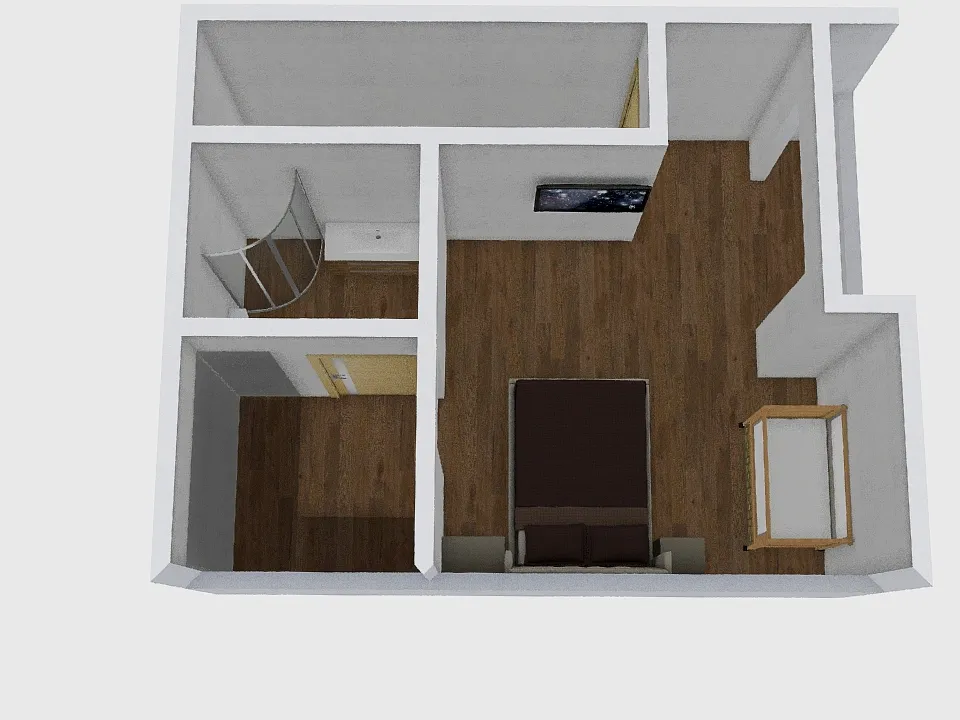 Quarto Evelyn v4 (Closet) 3d design renderings