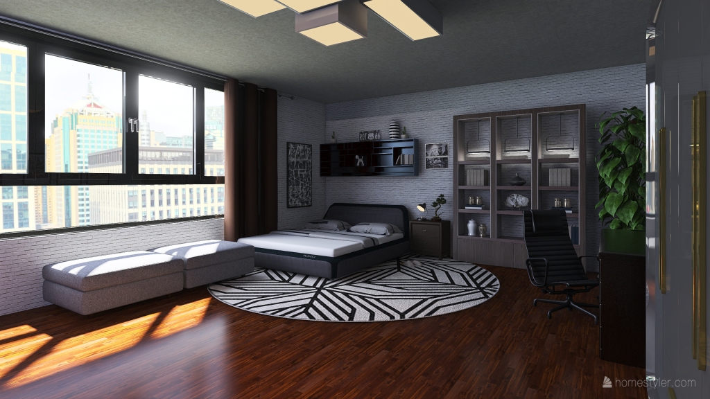 Crest apartment 3d design renderings