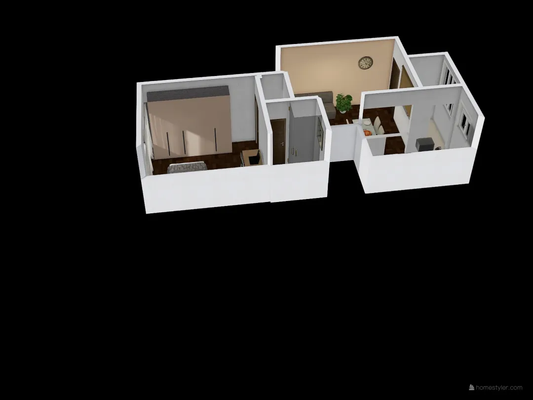 Sala 3d design renderings
