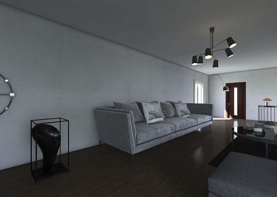 interior sala Design Rendering