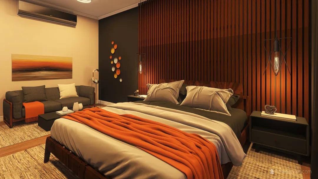 Bed room 2 3d design renderings