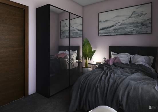 Gray and Pink Design Rendering