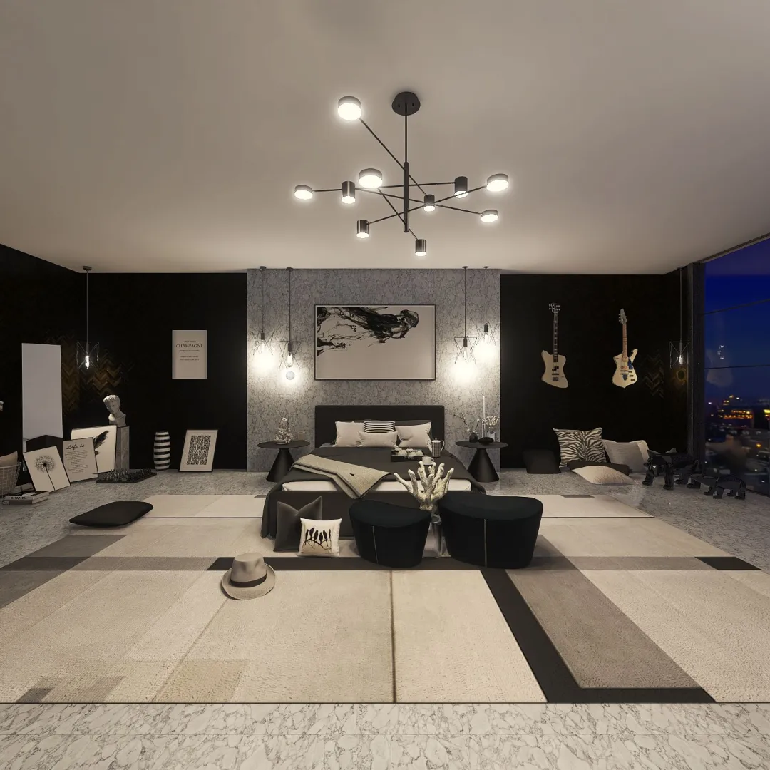 Modern Suite 3d design renderings