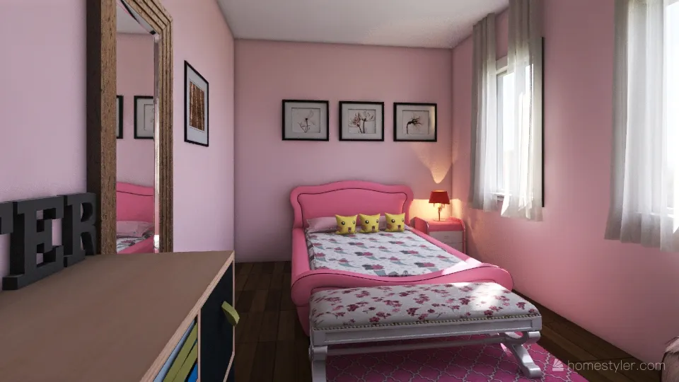 Dormitorio Mafer 3d design renderings