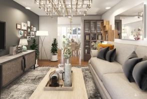Living room Harvi Design Rendering