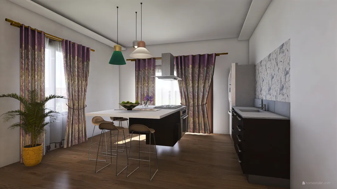 Appartamento_Bortolotti_1 3d design renderings