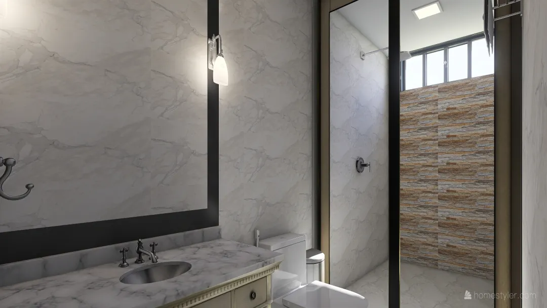 Banheiro 3 - Modificações 3d design renderings