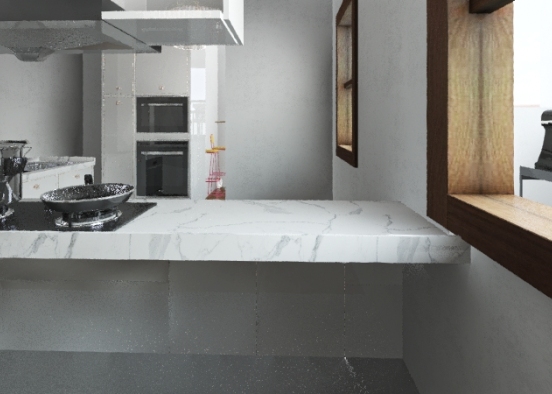 modular-kitchen Design Rendering