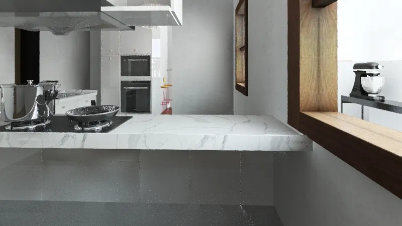 modular-kitchen 3d design renderings