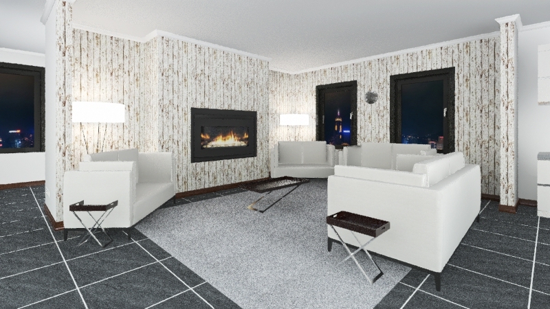 Ground Floor of a Small House 3d design renderings