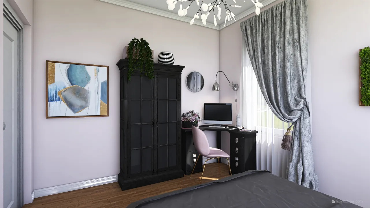 Parents bedroom 3d design renderings