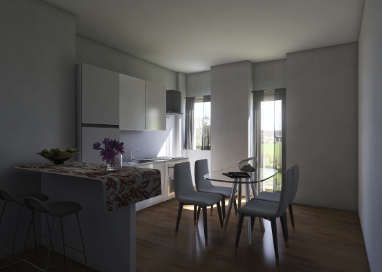Appartamento Paolo_Torino Design Rendering
