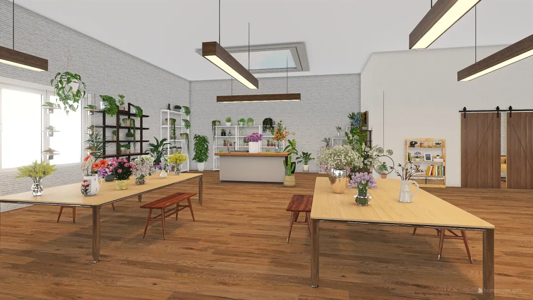 The Plant Place. 3d design renderings