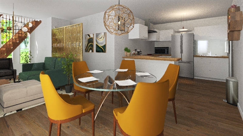 Mid Century Modern Home ULTIMO 3d design renderings