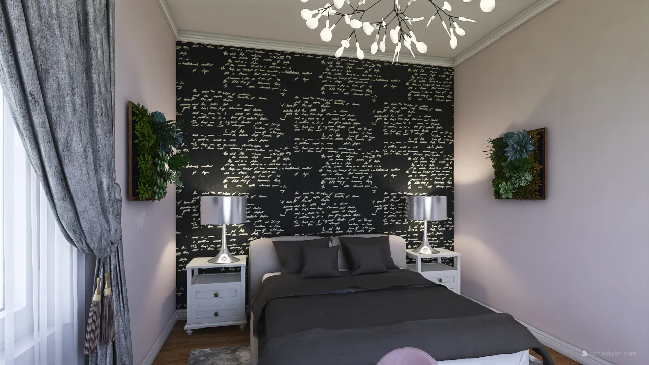 Parents bedroom 3d design renderings