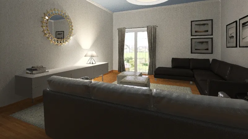 comfitable mini house 3d design renderings