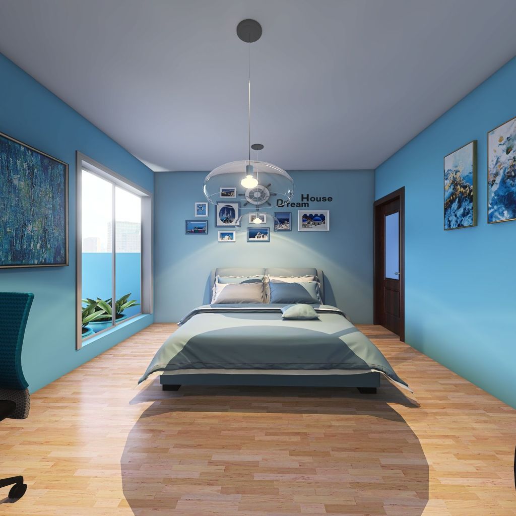 BLUE 3d design renderings