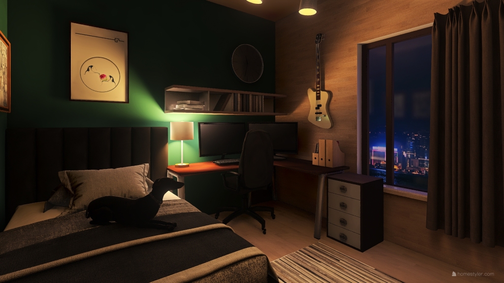 Miun huone 3d design renderings