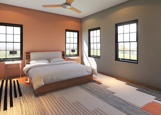 Three Bedroom  Design Rendering