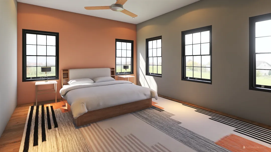 Three Bedroom 3d design renderings