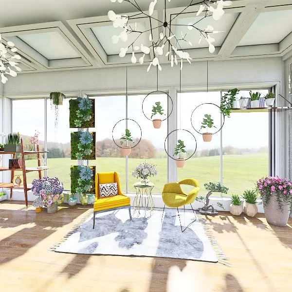 glass house 3d design renderings