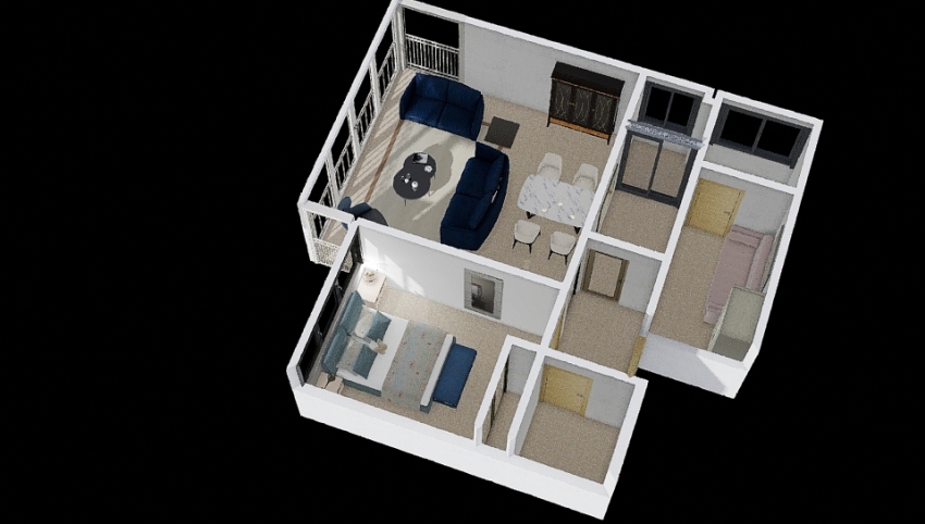 apartamento en BENIDOR 02 3d design picture 70.12
