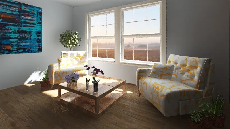Bed/Living Room(Teen) 3d design renderings