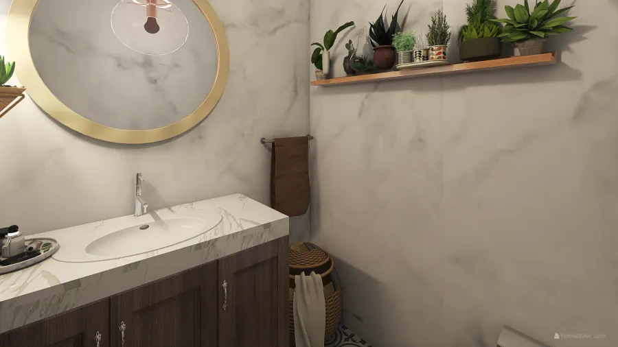 Pricipal Bathroom 3d design renderings
