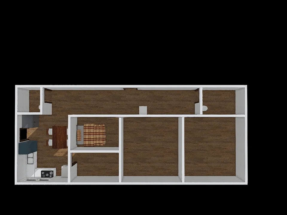 rumah owner panjang 3d design renderings